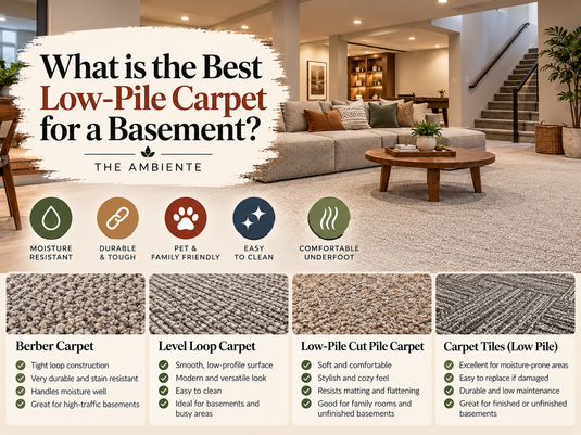What Is the Best Low-Pile Carpet for a Basement?