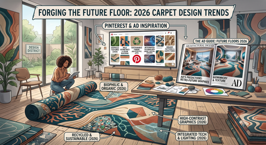 Carpet Design Trends for 2026: Using Pinterest and AD Inspiration