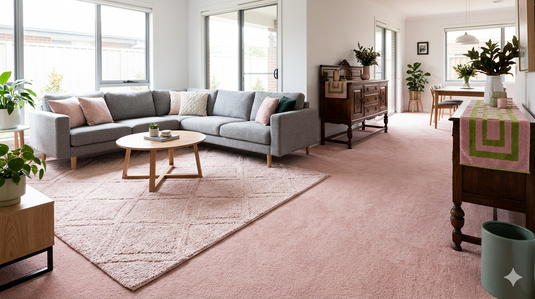 Best Place to Buy Pink Rugs and Carpet for Living Room in India