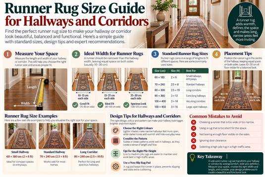 Runner Rug Size Guide for Hallways and Corridors