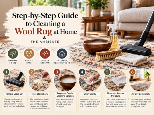 Step-by-Step Guide to Cleaning a Wool Rug at Home
