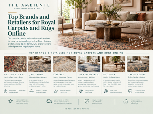 Top Brands and Retailers for Royal Carpets and Rugs Online