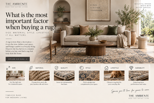 What Is the Most Important Factor When Buying a Rug? A Complete Guide to Choosing the Perfect Rug