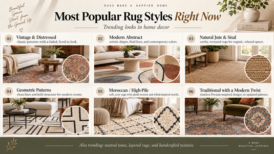 What are the most popular rug styles right now?