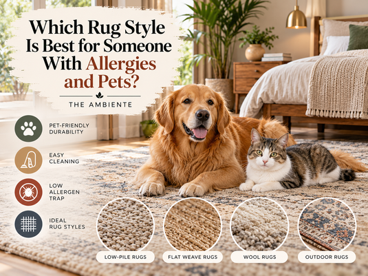Which Rug Style Is Best for Someone With Allergies and Pets?