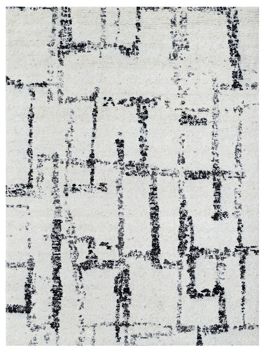 The Ambiente Du_25 Zebra Bamboo Silk Hand Knotted Rugs