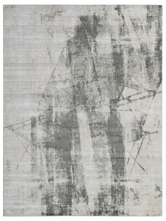 The Ambiente El_101 Artichoke Bamboo Silk Hand Knotted Rugs