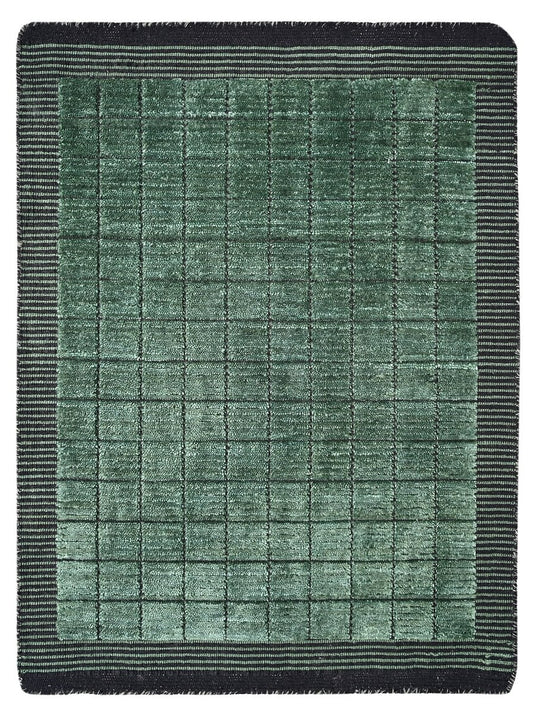 The Ambiente Gad_d.green Bamboo Silk Hand Knotted Rugs