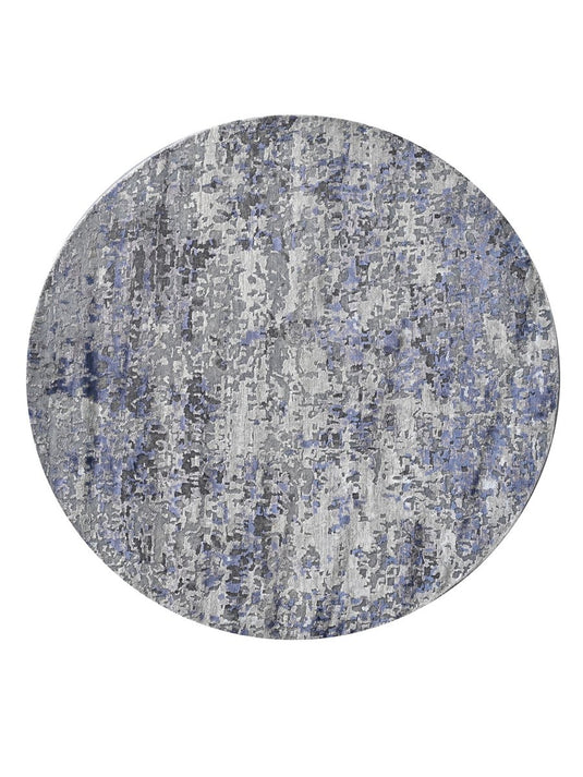 The Ambiente MD_1001_03 Silver Grey Bamboo Silk Hand Knotted Rugs