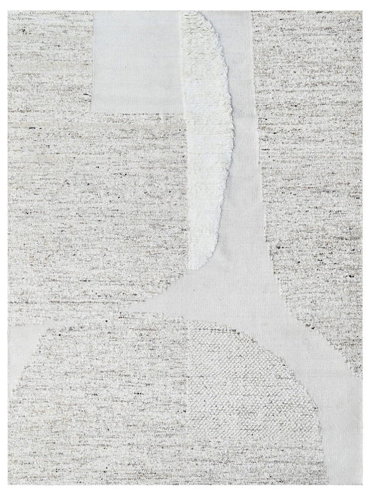 The Ambiente Abt_14 D.brown Multi Bamboo Silk Hand Knotted Rugs
