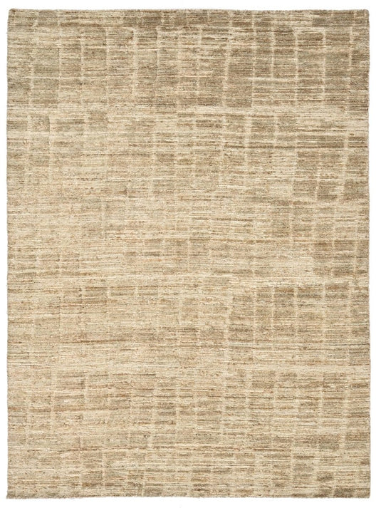 The Ambiente Opl_08 Hp-ivory Sand Vivien Modern Handloom Wool & Bamboo Silk Rugs