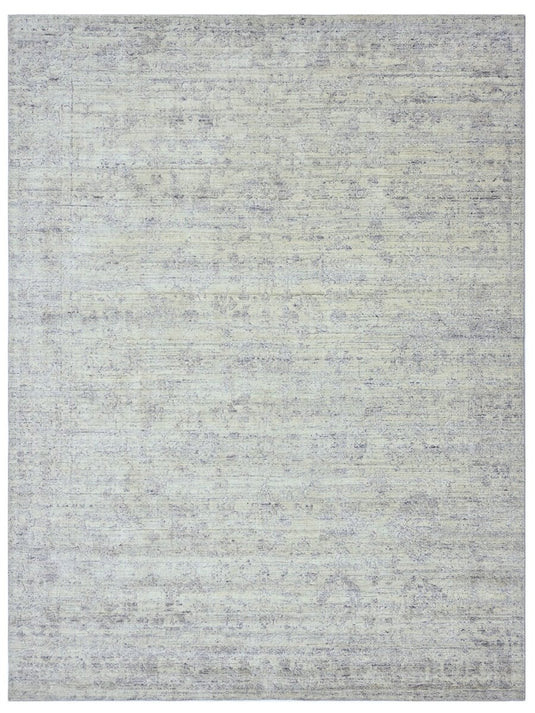 The Ambiente Vn_108 Beige Vivien Modern Handloom Wool & Bamboo Silk Rugs