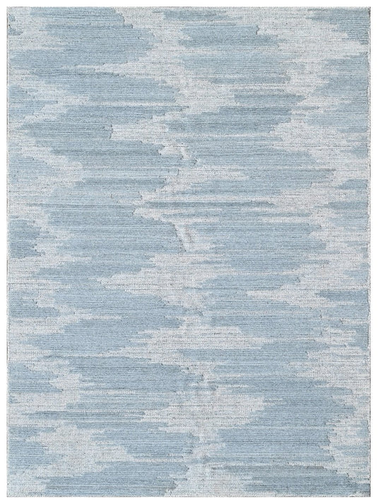 The Ambiente Zrpt_449 Teal Bamboo Silk Hand Knotted Rugs