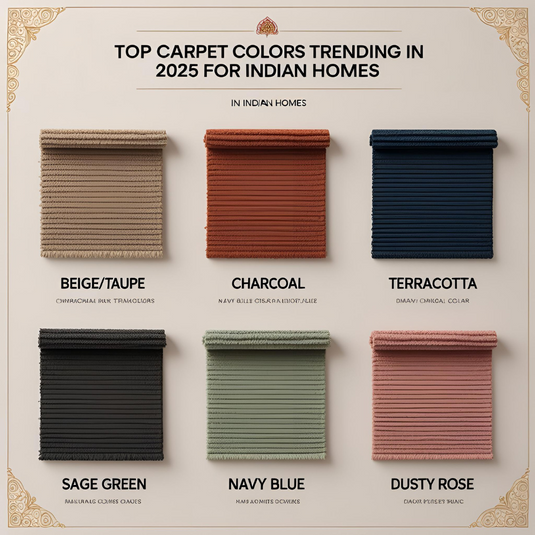 Top Carpet Colors Trending in 2025 for Modern Indian Homes