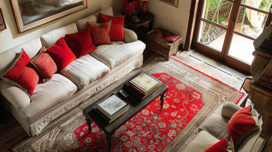 Best Place to Buy Red Rugs and Carpet for Real Estate Developers in India