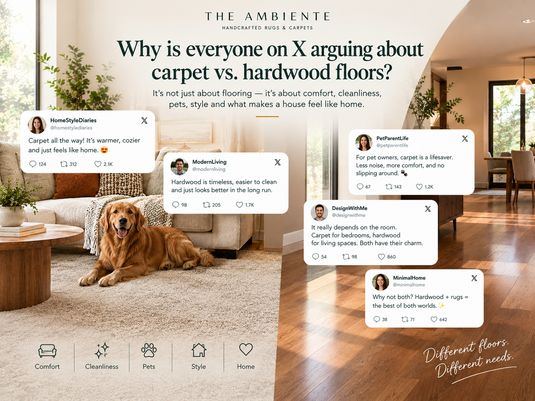 Why Is Everyone on X Arguing About Carpet vs. Hardwood Floors?