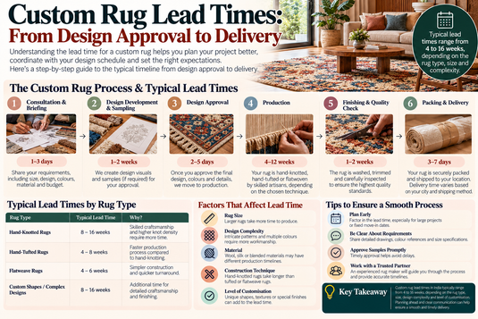 Custom Rug Lead Times: From Design Approval to Delivery