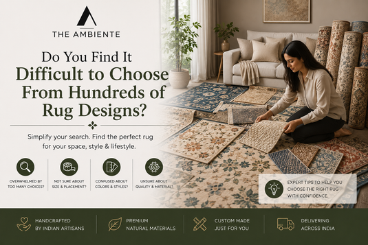 Do You Find It Difficult to Choose From Hundreds of Rug Designs?