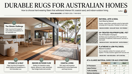Durable Rugs for Australian Homes: Climate and Materials