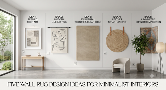 Five Wall Rug Design Ideas for Minimalist Interiors