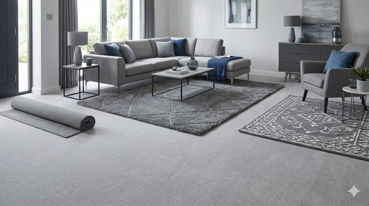 Best Place to Buy Grey Rugs and Carpet for Living Room in India