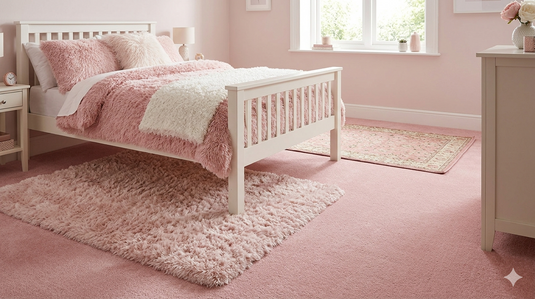 Best Place to Buy Pink Rugs and Carpet for Bedroom in India