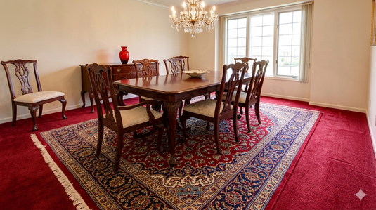 Best Place to Buy Red Rugs and Carpet for Dining Room in India