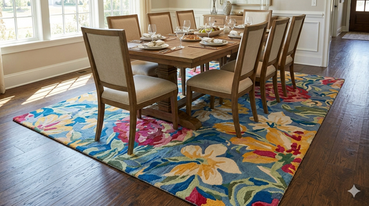 Best Place to Buy Hand Tufted Rugs and Carpet for Dining Room in India