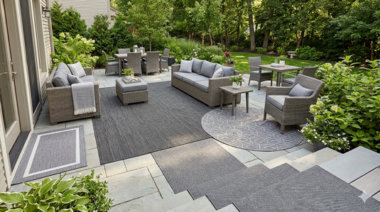 Best Place to Buy Grey Rugs and Carpet for Outdoor in India