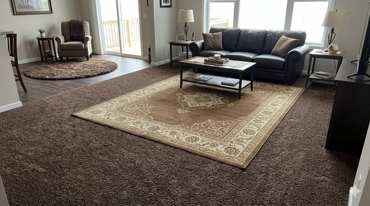 Best Place to Buy Brown Rugs and Carpet for Living Room in India