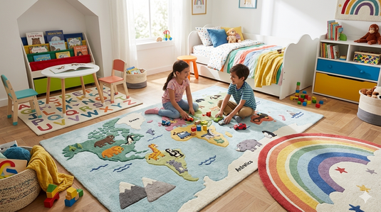 Best Place to Buy Hand Tufted Rugs and Carpet for Kids Room in India