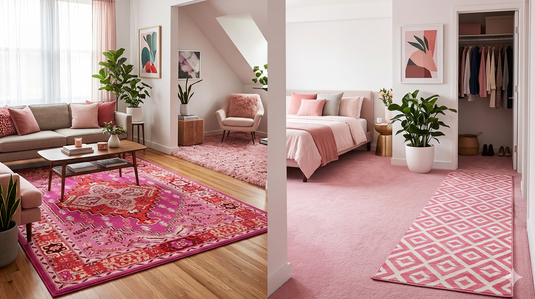 Best Place to Buy Pink Rugs and Carpet for Indoor in India