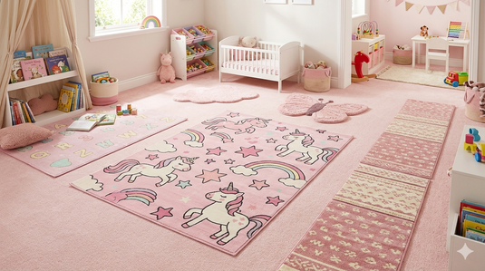 Best Place to Buy Pink Rugs and Carpet for Kids Room in India