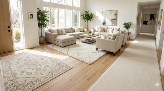 Best Place to Buy Ivory Rugs and Carpet for Indoor in India
