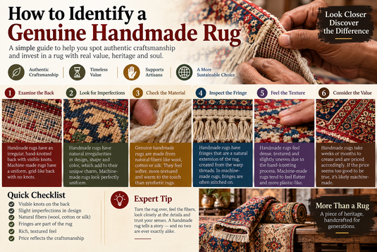 How to Identify a Genuine Handmade Rug