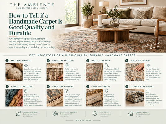 How to Tell if a Handmade Carpet Is Good Quality and Durable