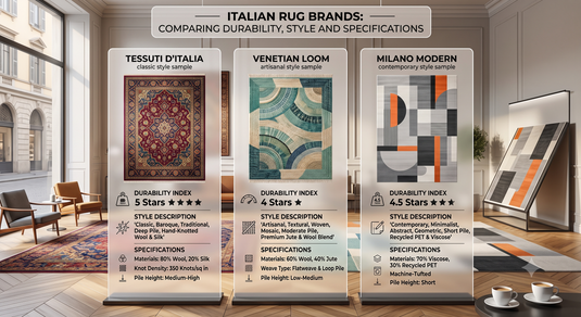 Italian Rug Brands: Comparing Durability, Style and Specifications
