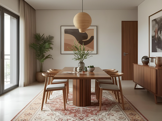 Best Place to Buy Dining Rugs & Carpet Online in Chennai | Elegant, Easy-to-Clean Options for Every Home