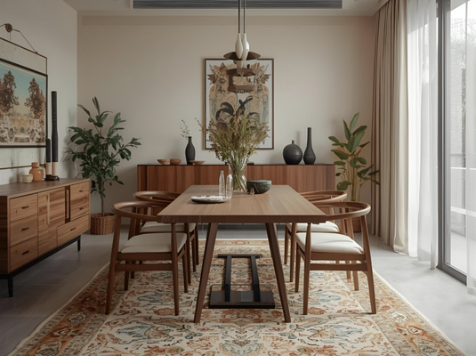 Best Place to Buy Dining Rugs & Carpet Online in Pune | Stylish & Durable Rugs for Modern Dining Spaces