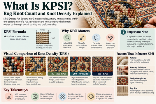What Is KPSI? Rug Knot Count and Knot Density Explained