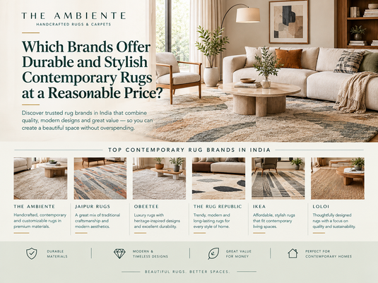 Which Brands Offer Durable and Stylish Contemporary Rugs at a Reasonable Price?