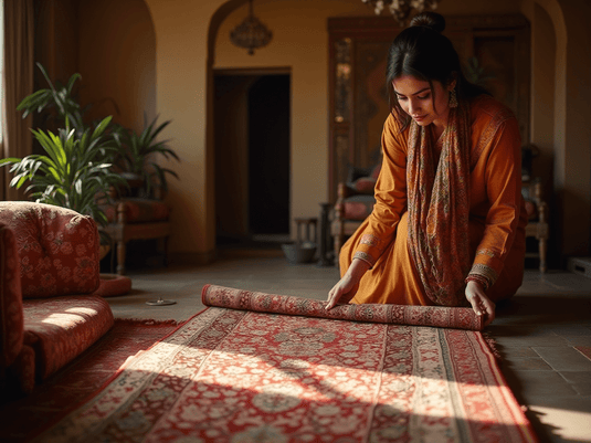 Which Companies Offer Traditional Rugs and Carpets Online in India?