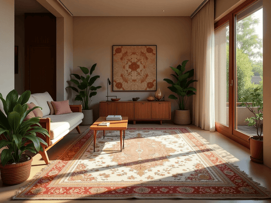 What are some luxury handmade carpet brands based in Delhi?