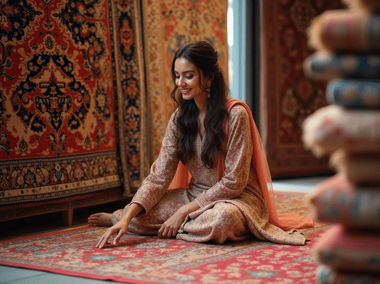 Where can I find top handmade rugs in Delhi, India?