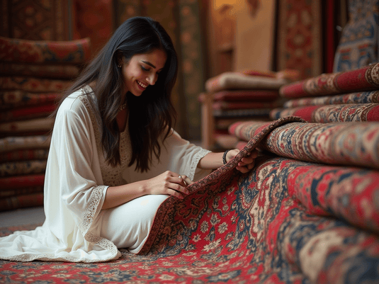 Where can I find best handmade rugs in Delhi, India?