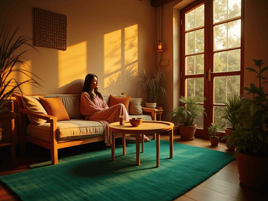 Where can I find premium green rugs in Delhi, India?