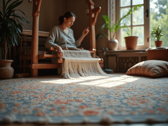 Where Can I Find Handmade Silk Rugs Near Delhi, India?