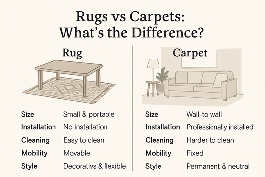 How Rugs and Carpet Both Are Different from Each Other: A Complete Guide