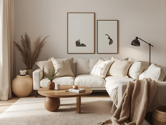 Do you have cozy rugs that match neutral winter décor?