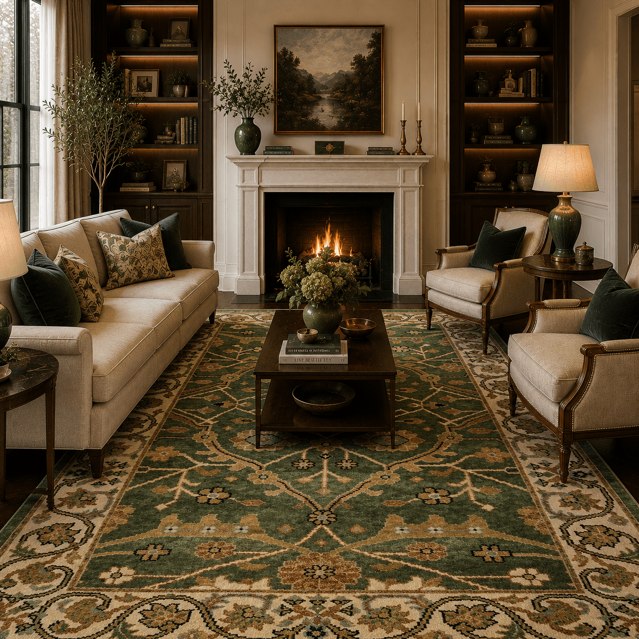 Green Rugs